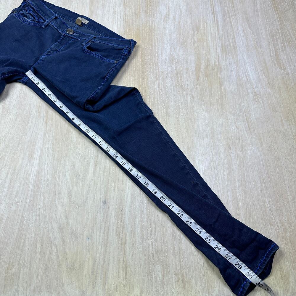 True Religion Casey Low Rise Super Skinny Dark Wash Flap Pocket Denim Jeans 29 - Picture 4 of 15